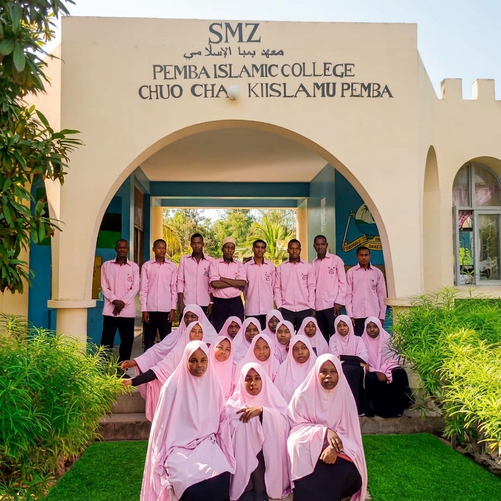 Students and campus life at Pemba Islamic College